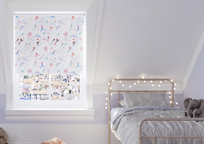 Mermaids, Ocean Blues - Roller Blind - Image 3